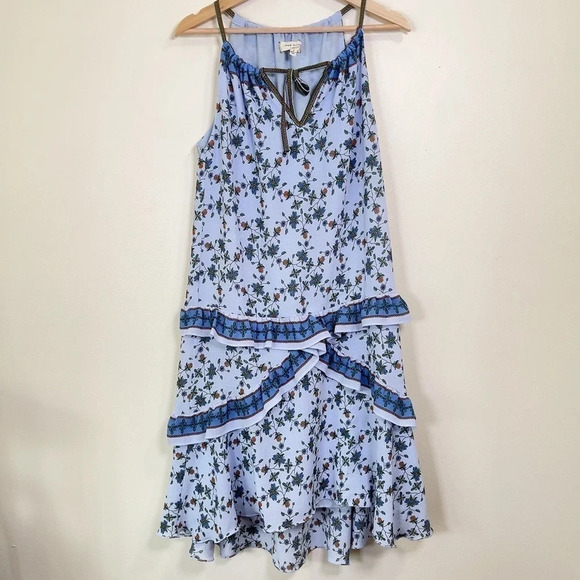 Max Studio Floral Tier Hem Sleeveless Dress - Picture 5 of 14